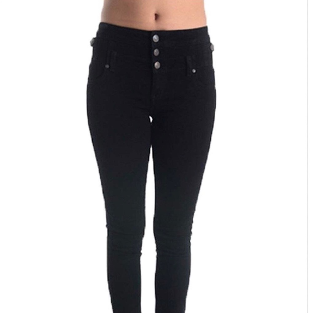 Eunina Black Skinny Jeans
